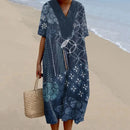 Rovena - Vestido de Verão com Estampa Vintage