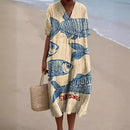 Rovena - Vestido de Verão com Estampa Vintage