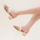 Sandália Tamanco Feminino Croco Summer Ortopédico